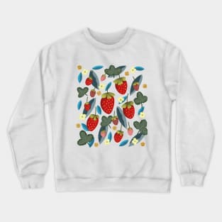 sweet strawberries Crewneck Sweatshirt